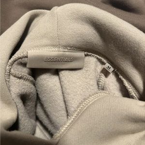 Fear of God Essentials Hoodie Smoke Mens Size Medium